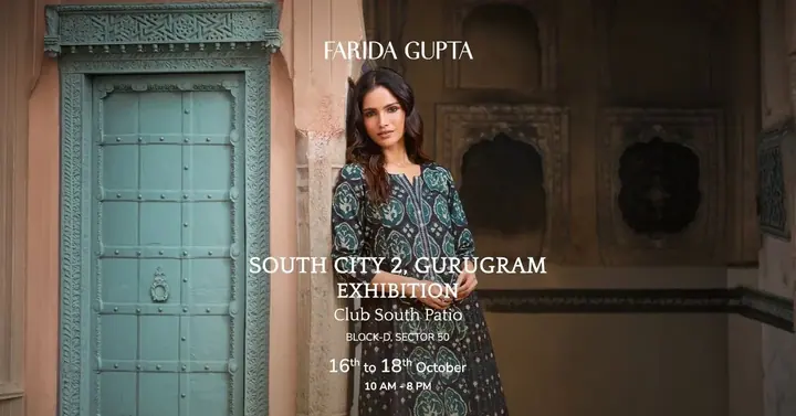 Farida Gupta Exhibition, South City 2 poster