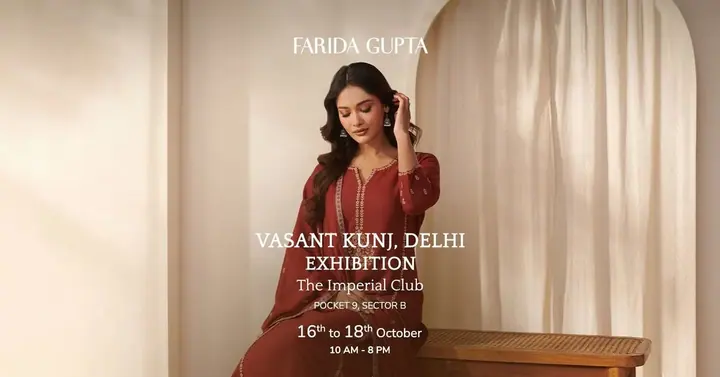 Farida Gupta Exhibition, Vasant Kunj poster