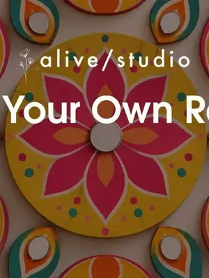 Festive Rangoli Workshop poster