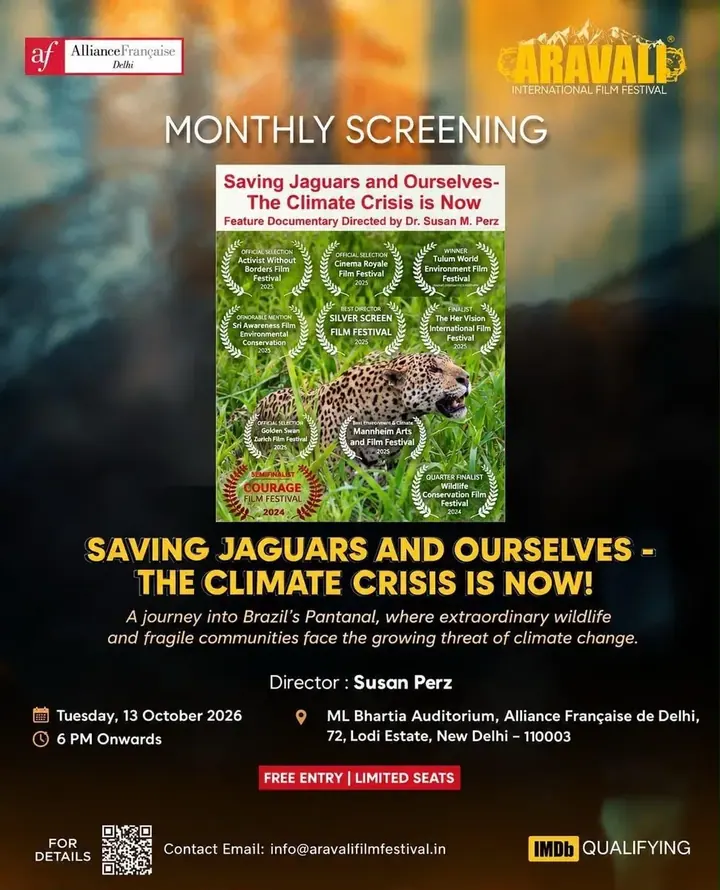 Film Screening: Saving Jaguars and Ourselves poster