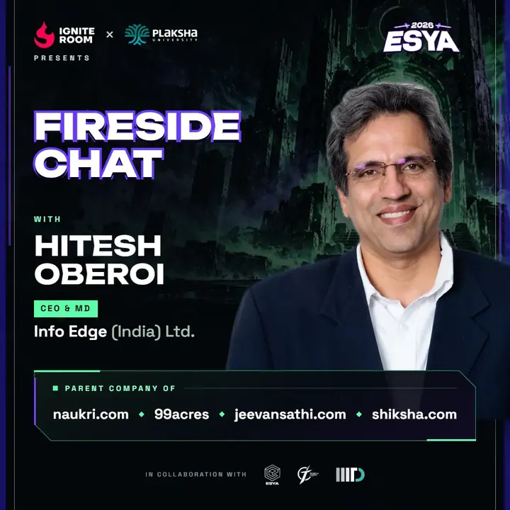Fireside chat with Hitesh Oberoi poster