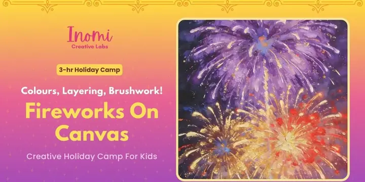 Fireworks on Canvas poster