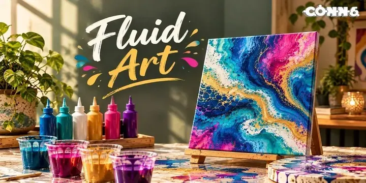 FLUID ART poster