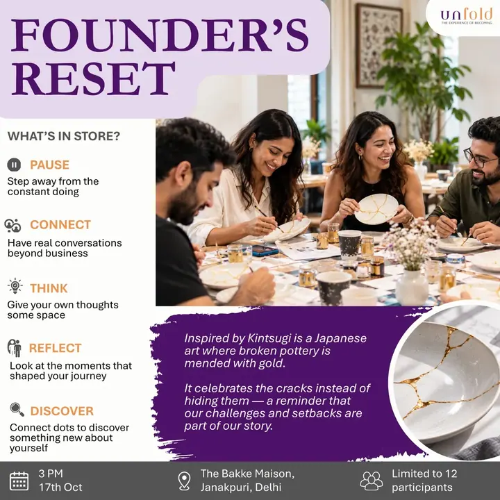 Founder Reset by Unfold poster