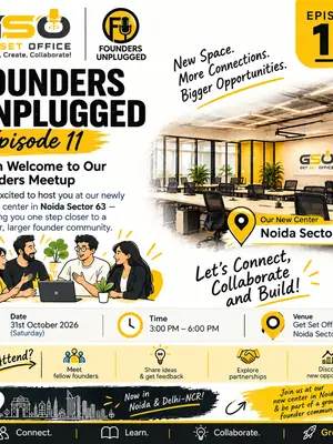 Founders Unplugged – Episode 11 | Noida Edition poster