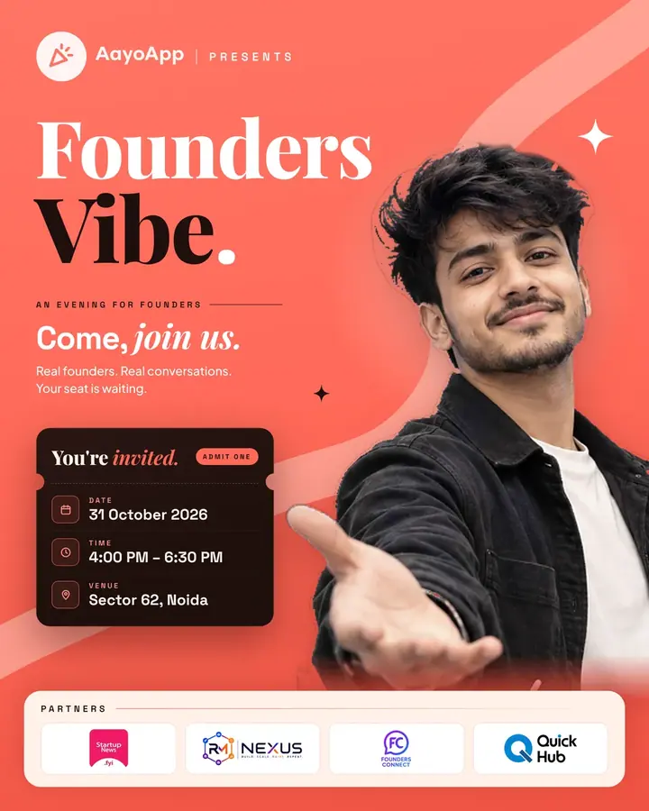 Founders Vibe poster