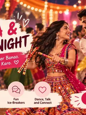 Free Garba Event in Delhi poster