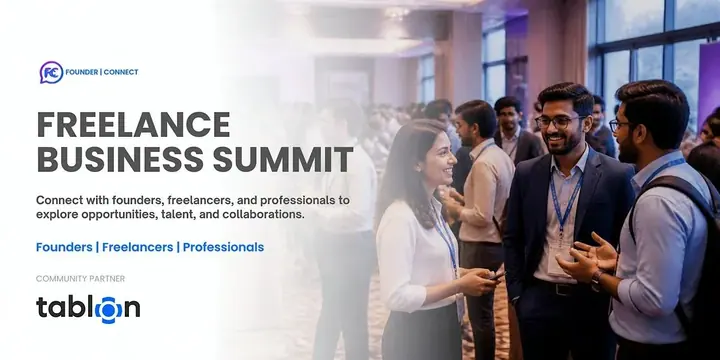 Freelance Business Summit | B2B Networking | Founders & Freelancers poster