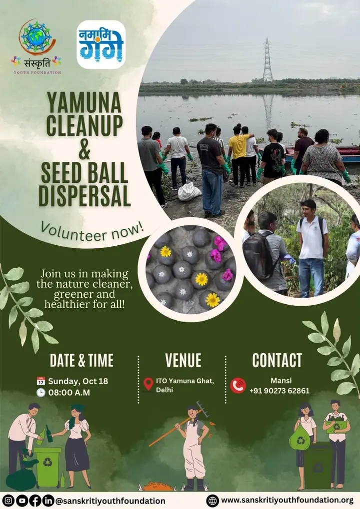From Clean Ghats to Green Habitats poster