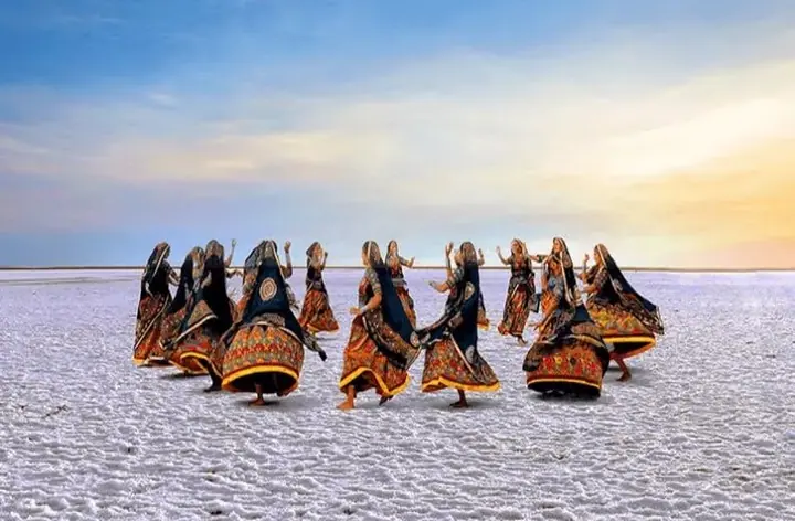 Full Moon over the Rann of Kutch poster