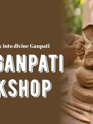 Ganpati Idol Sculpting Workshop poster
