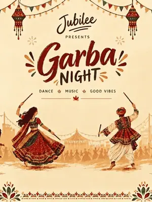 Garba Night 2026 poster