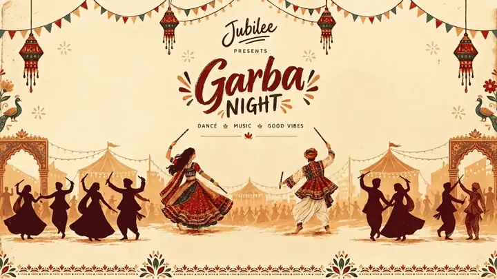 Garba Night 2026 poster