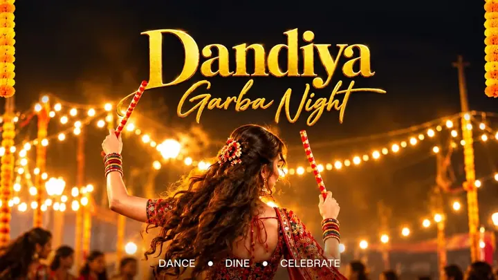 Garba Night at La Bamba Club poster