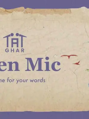 Ghar: An Open Mic for Words poster
