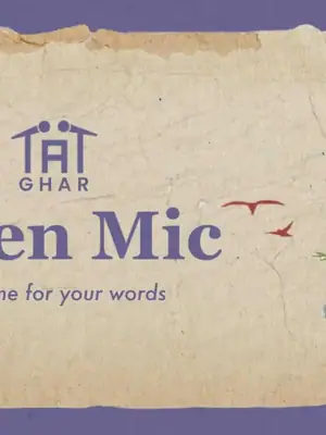 Ghar: An Open Mic for Words by Tape A Tale poster