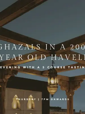 Ghazals in a 200-Year-Old Haveli with Dinner poster