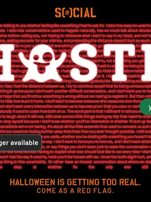 Ghosted: Halloween Party at Connaught Place SOCIAL poster