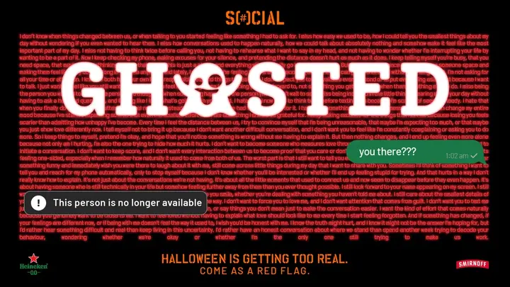 Ghosted: Halloween Party at Connaught Place SOCIAL poster