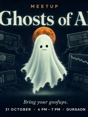 Ghosts of AI poster