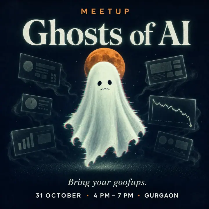 Ghosts of AI poster