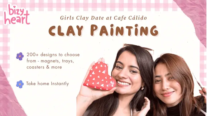 Girls Clay Date at Cafe Cálido poster