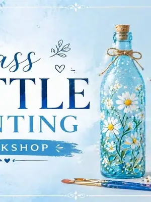 Glass Bottle Painting Workshop poster
