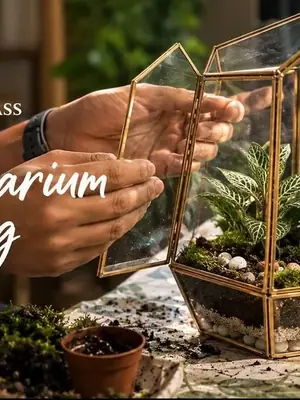 Glass Terrarium Making poster