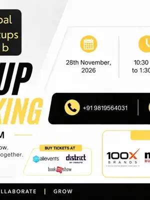 Global Startups Club Startup Networking Gurugram poster