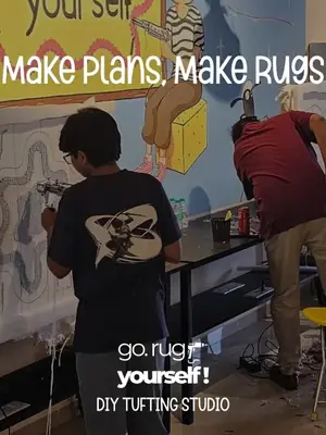 Go Rug Yourself: Tufting Workshop poster