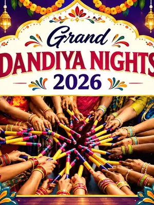 Grand Club Dandiya Nights 2026 poster