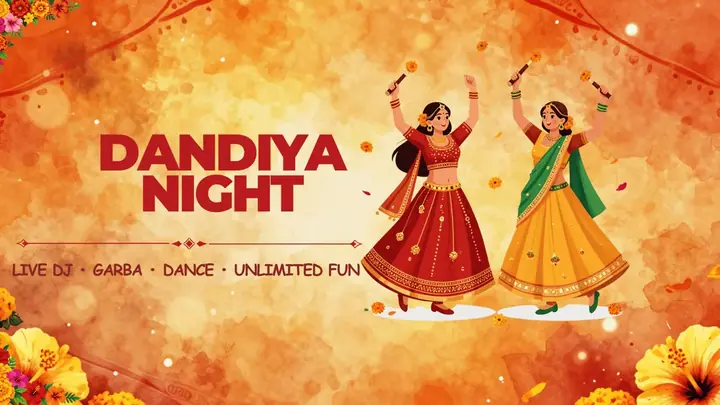 Grand Dandiya Night 2026 poster