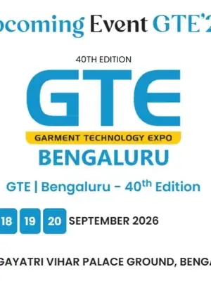 GTE Garment Technology Expo Greater Noida 2027 poster