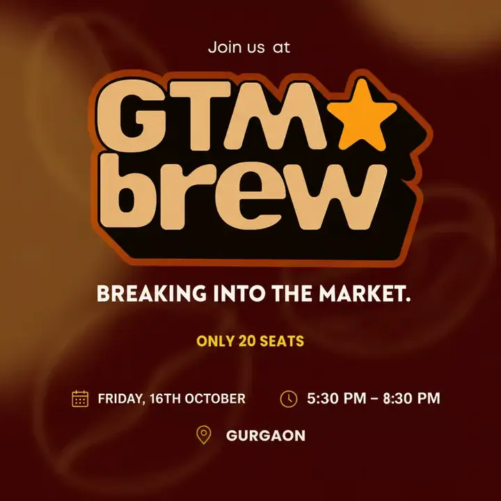 GTM Brew: Breaking into the Market poster
