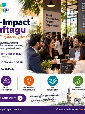 Guftagu Hi Impact Meet poster