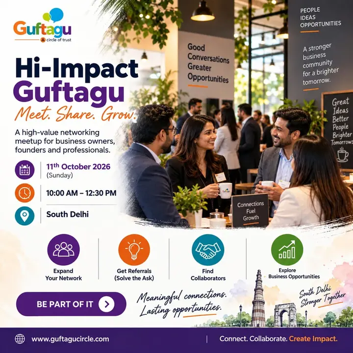Guftagu Hi Impact Meet poster