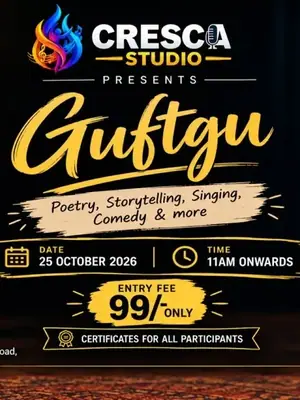 Guftgu: Poetry, Storytelling, Singing, Comedy & More poster