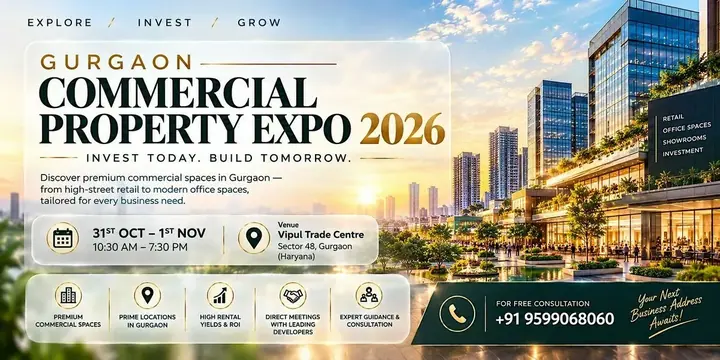 Gurgaon Commercial Property Expo 2026 poster