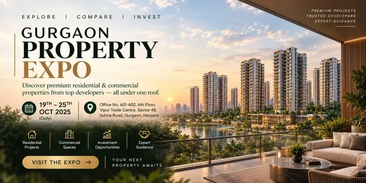 Gurgaon Property Expo 2026 — Explore More. Decide With Confidence. poster