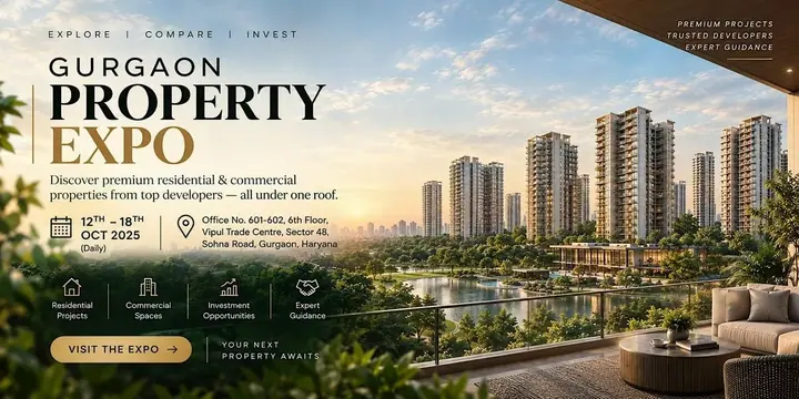 Gurgaon Property Expo 2026 — Free Property Consultation poster