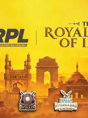 Gurugram Live Golf Tournament 2026 – The Royal Trial of India poster