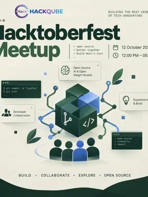 Hacktoberfest Meetup 2026 poster