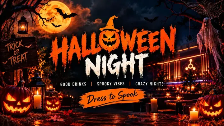 Halloween Night at Lynx BYOB poster