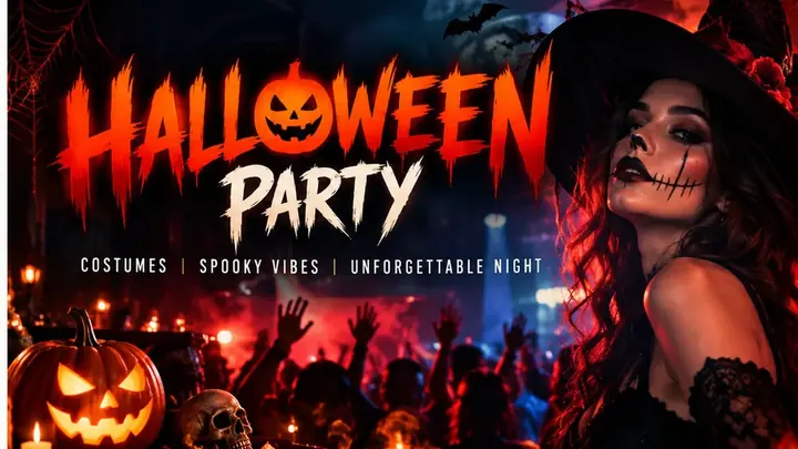 Halloween Night at Zammaya Delhi poster