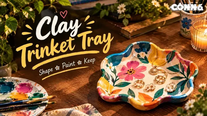 Handcraft Your Clay Trinket Tray poster
