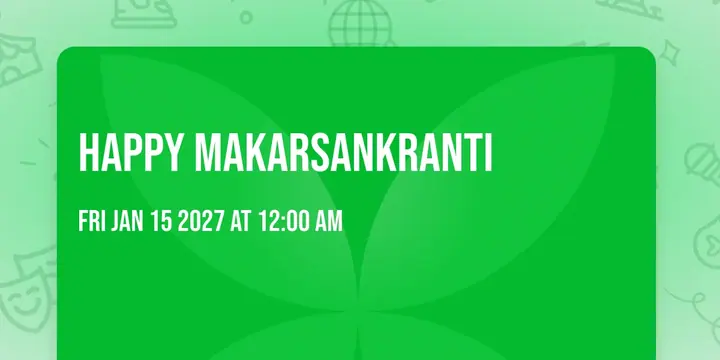 Happy Makarsankranti poster