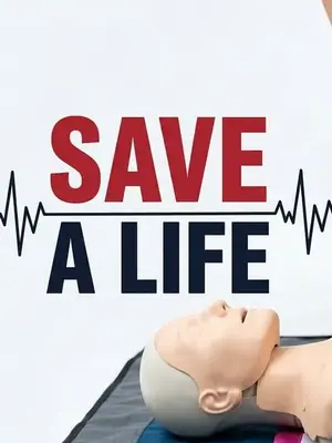 Heartsaver CPR AED Course poster