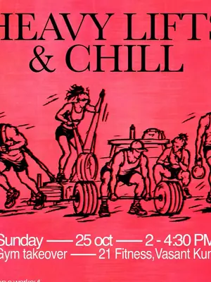 Heavy Lifts and Chill poster
