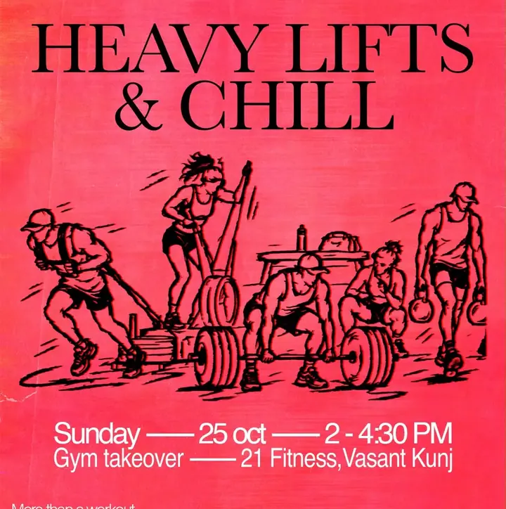 Heavy Lifts and Chill poster