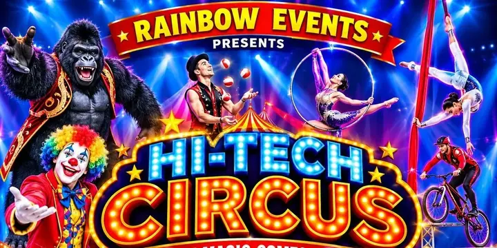 Hi-Tech Circus by Rainbow Events poster
